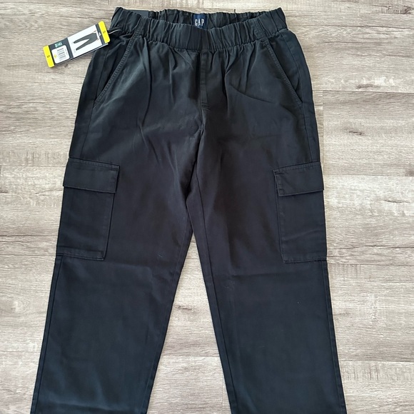 NWT GAP Twill Cargo Pants Black Women S - Picture 4 of 11